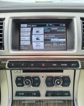 Jaguar XF cena 51900 przebieg: 251121, rok produkcji 2012 z Wyszków małe 211